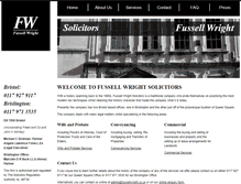 Tablet Screenshot of fussellwrightsolicitors.co.uk
